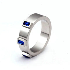 CZ Ring Wedding Party Classic Red Crystal Charming Finger Rings Luxury Jewelry - Guangzhou Mingshixuan Jewellery CO.,Ltd