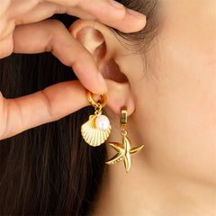 "Sunny Felix" Pearl Earrings