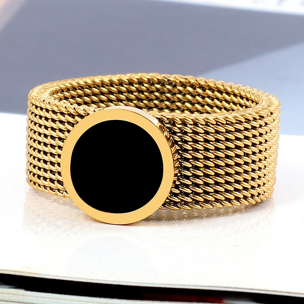 Mesh Opening Men Ring Bangle Bracelet Charm Bangle Ring Jewelry Sets - Guangzhou Mingshixuan Jewellery CO.,Ltd