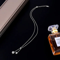 Europe Roman Numerals Pendant Necklace Shining Crystal Charm - Guangzhou Mingshixuan Jewellery CO.,Ltd