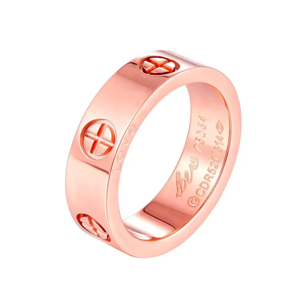 Cross Stainless Steel Ring Couple Luxury Jewelry - Guangzhou Mingshixuan Jewellery CO.,Ltd