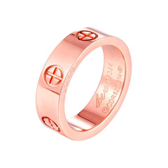 Fashion Cross Ring Lover Couple Luxury Jewelry - Guangzhou Mingshixuan Jewellery CO.,Ltd