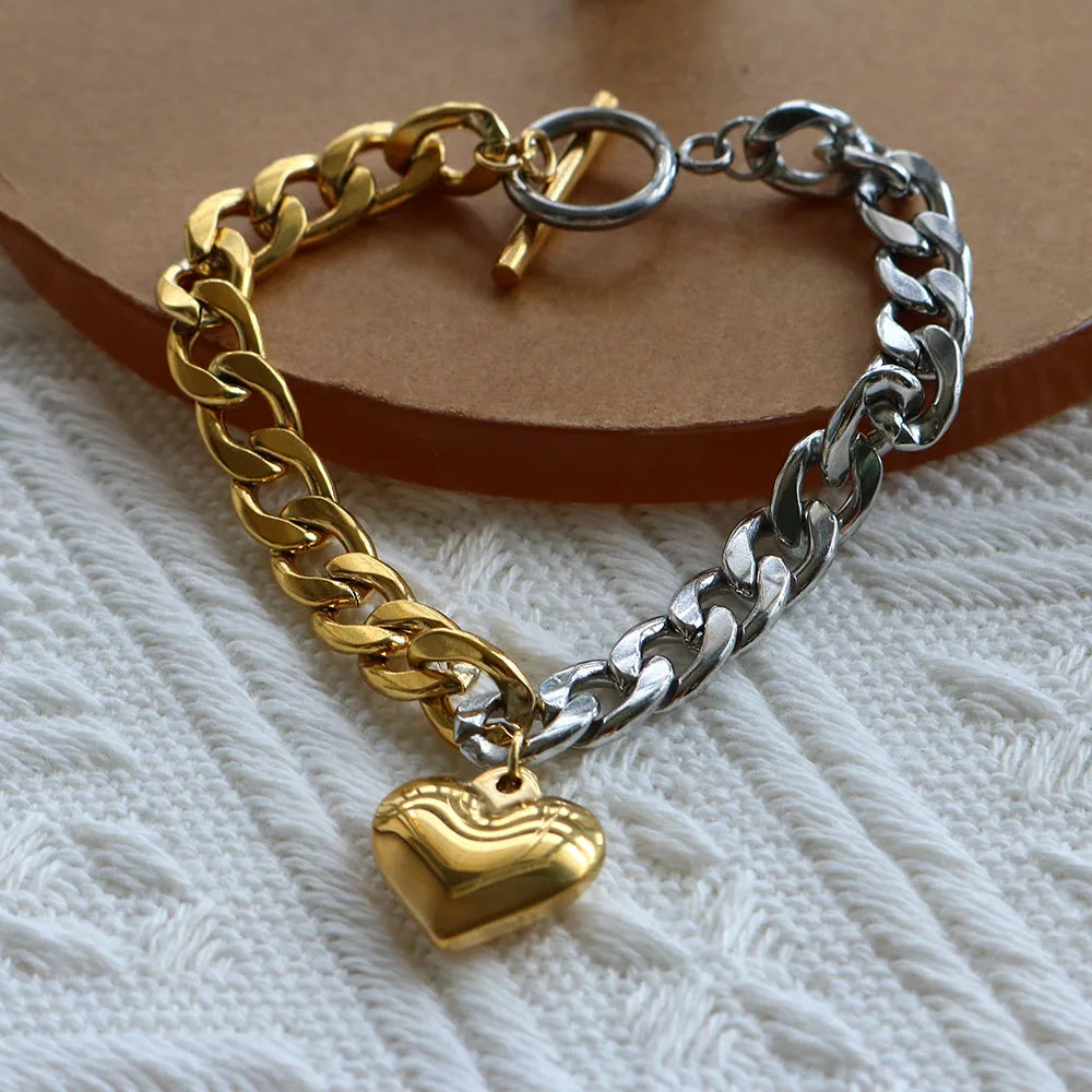 High Quality Heavy Cuban Chain Bracelet (Gold Golor | Silver Color ) - Guangzhou Mingshixuan Jewellery CO.,Ltd