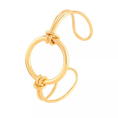 Gold Plating Bangle Round Wrist Band Luxury Jewellery - Guangzhou Mingshixuan Jewellery CO.,Ltd