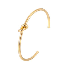 Luxury Circular Knot Bangles Cuff Bracelets Gold Color Jewelry - Guangzhou Mingshixuan Jewellery CO.,Ltd