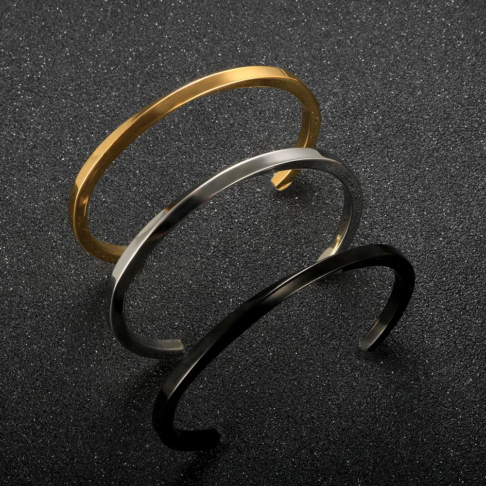 C Shape Open Cuff Bangle Twist Bracelet Lover Jewelry - Guangzhou Mingshixuan Jewellery CO.,Ltd