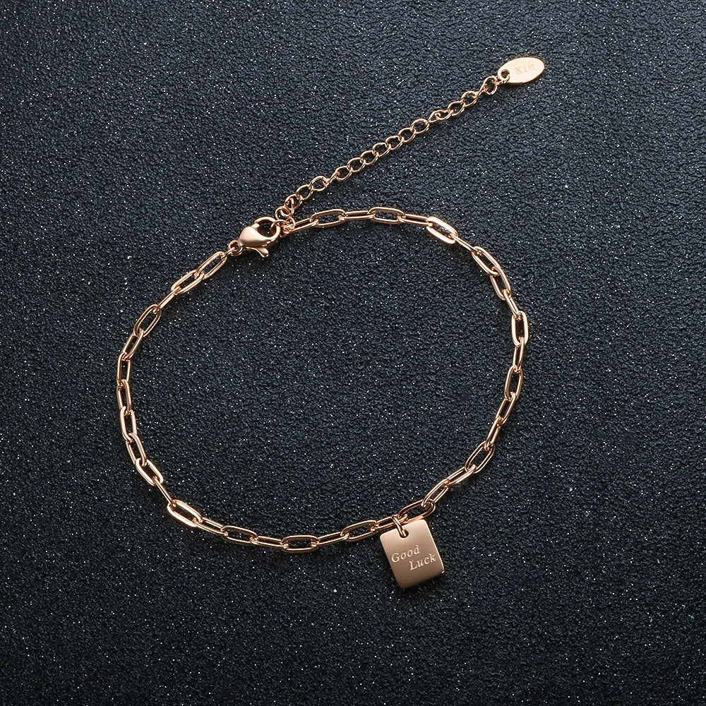 Good Luck Pendant Anklets Foot Chain - Guangzhou Mingshixuan Jewellery CO.,Ltd