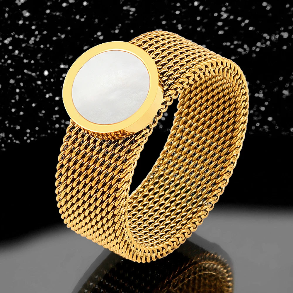 Mesh Opening Men Ring Bangle Bracelet Charm Bangle Ring Jewelry Sets - Guangzhou Mingshixuan Jewellery CO.,Ltd