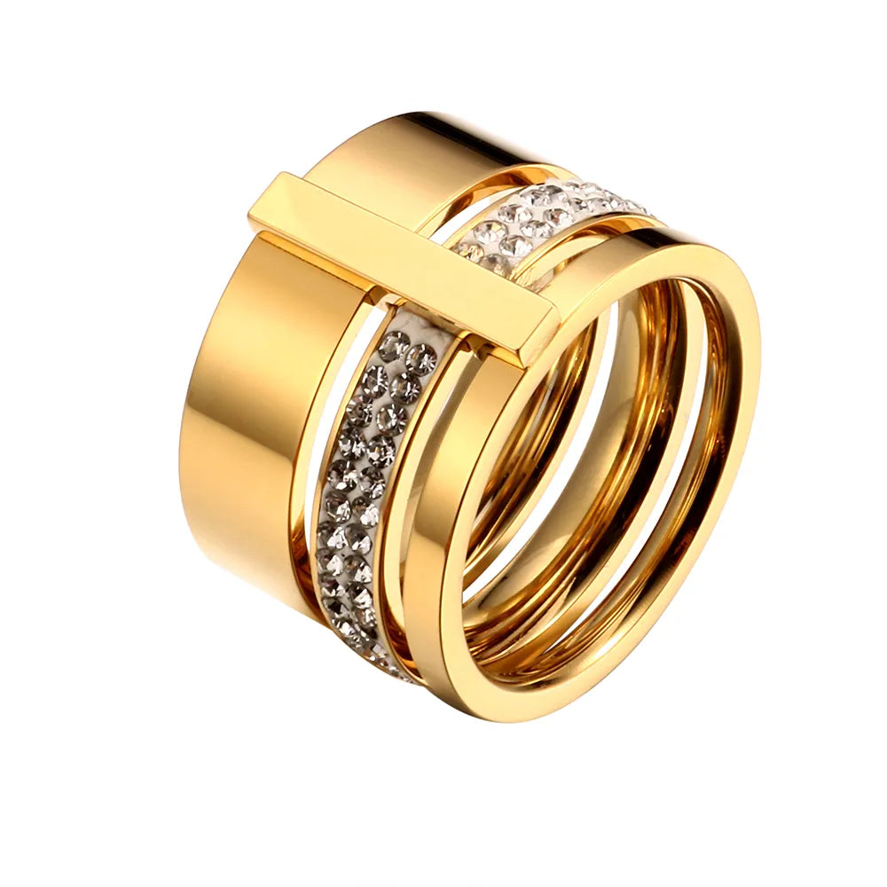 Rings for Woman Men Stones and Crystals Ring Luxury Jewelry Gift - Guangzhou Mingshixuan Jewellery CO.,Ltd