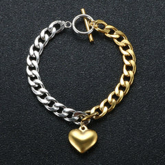 High Quality Heavy Cuban Chain Bracelet (Gold Golor | Silver Color ) - Guangzhou Mingshixuan Jewellery CO.,Ltd