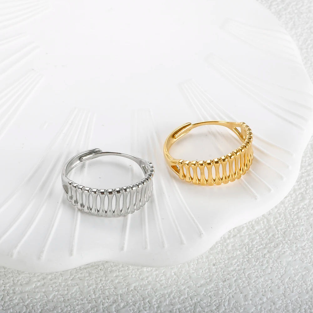 Opening Hollow Finger Ring Fashionable Jewelry - Guangzhou Mingshixuan Jewellery CO.,Ltd