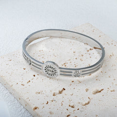 Classic Palm Bangle Bracelets Unique Eyes Zircon Bangles Jewelry Gifts