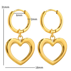 Love Hollow Pendant Classic Romantic Necklace Earrings - Guangzhou Mingshixuan Jewellery CO.,Ltd