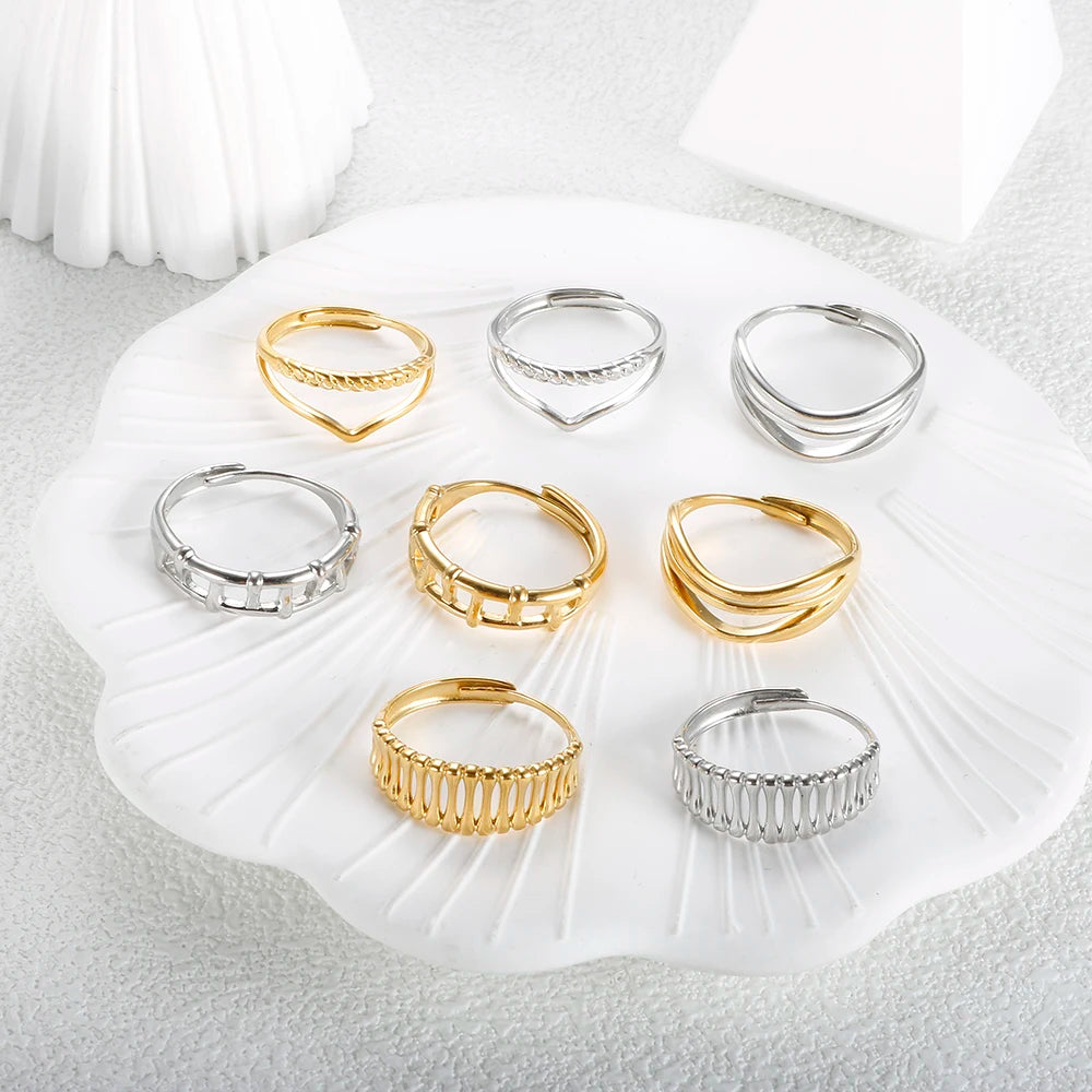 Opening Hollow Finger Ring Fashionable Jewelry - Guangzhou Mingshixuan Jewellery CO.,Ltd