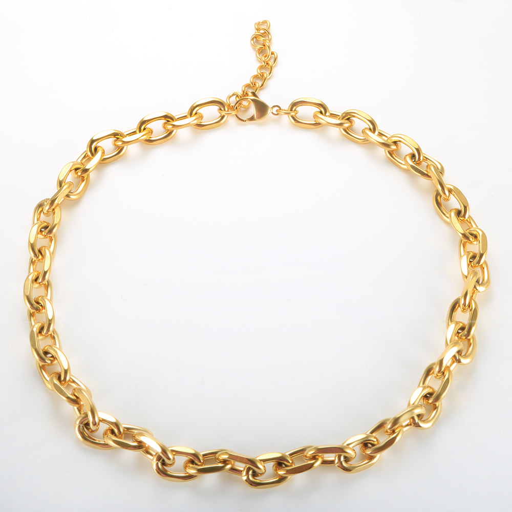 Gold Plated Thick Chain Bracelet - Guangzhou Mingshixuan Jewellery CO.,Ltd