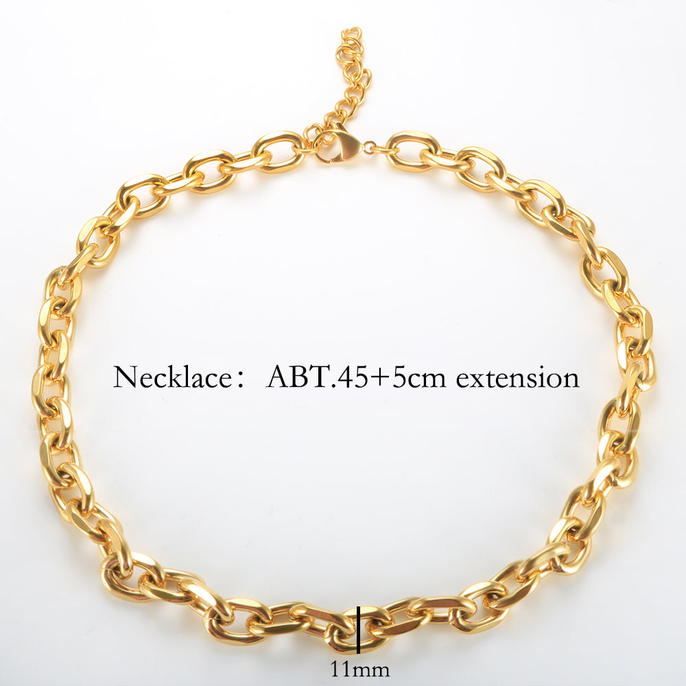 Gold Plated Thick Chain Bracelet - Guangzhou Mingshixuan Jewellery CO.,Ltd