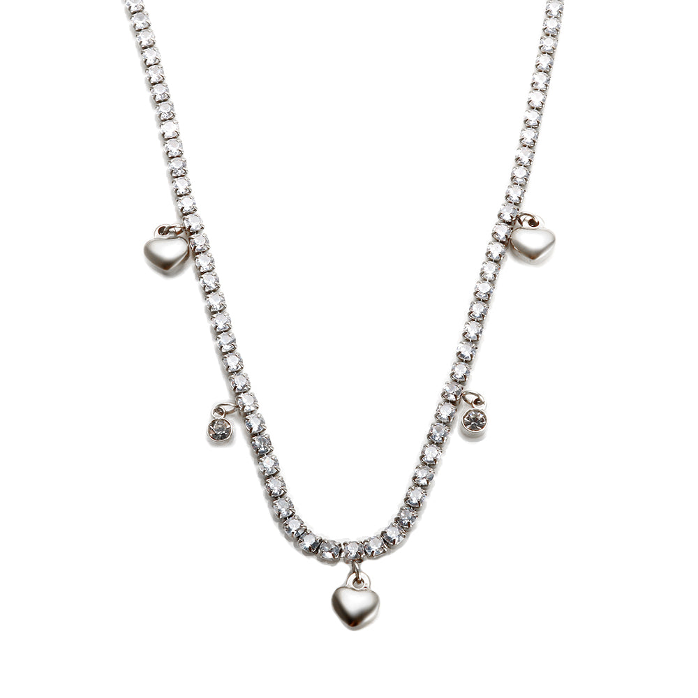 Shinny Cubic Zirconia Pentagram Charm Choker Necklace - Guangzhou Mingshixuan Jewellery CO.,Ltd